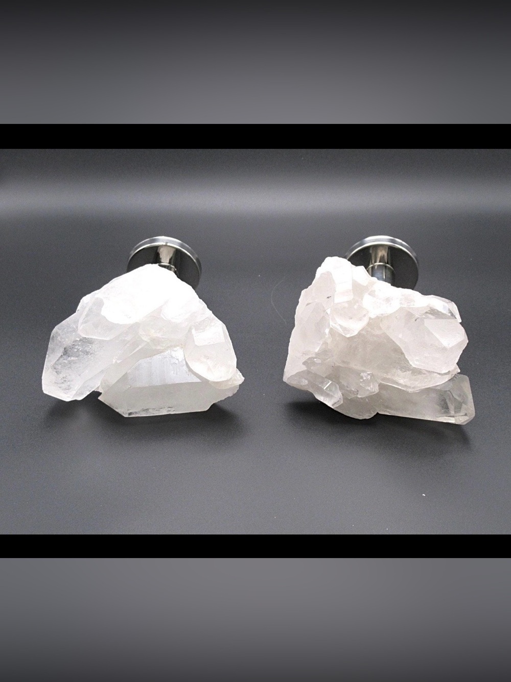 Bottega Inspirations Quartz Crystal Curtain Tiebacks Brass Set of 2